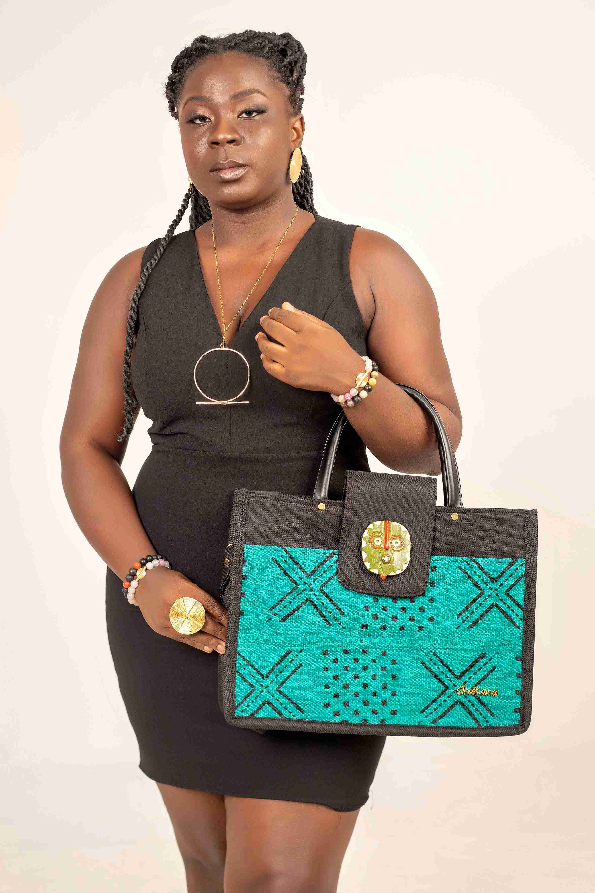 Sac à Main vert Artisanal