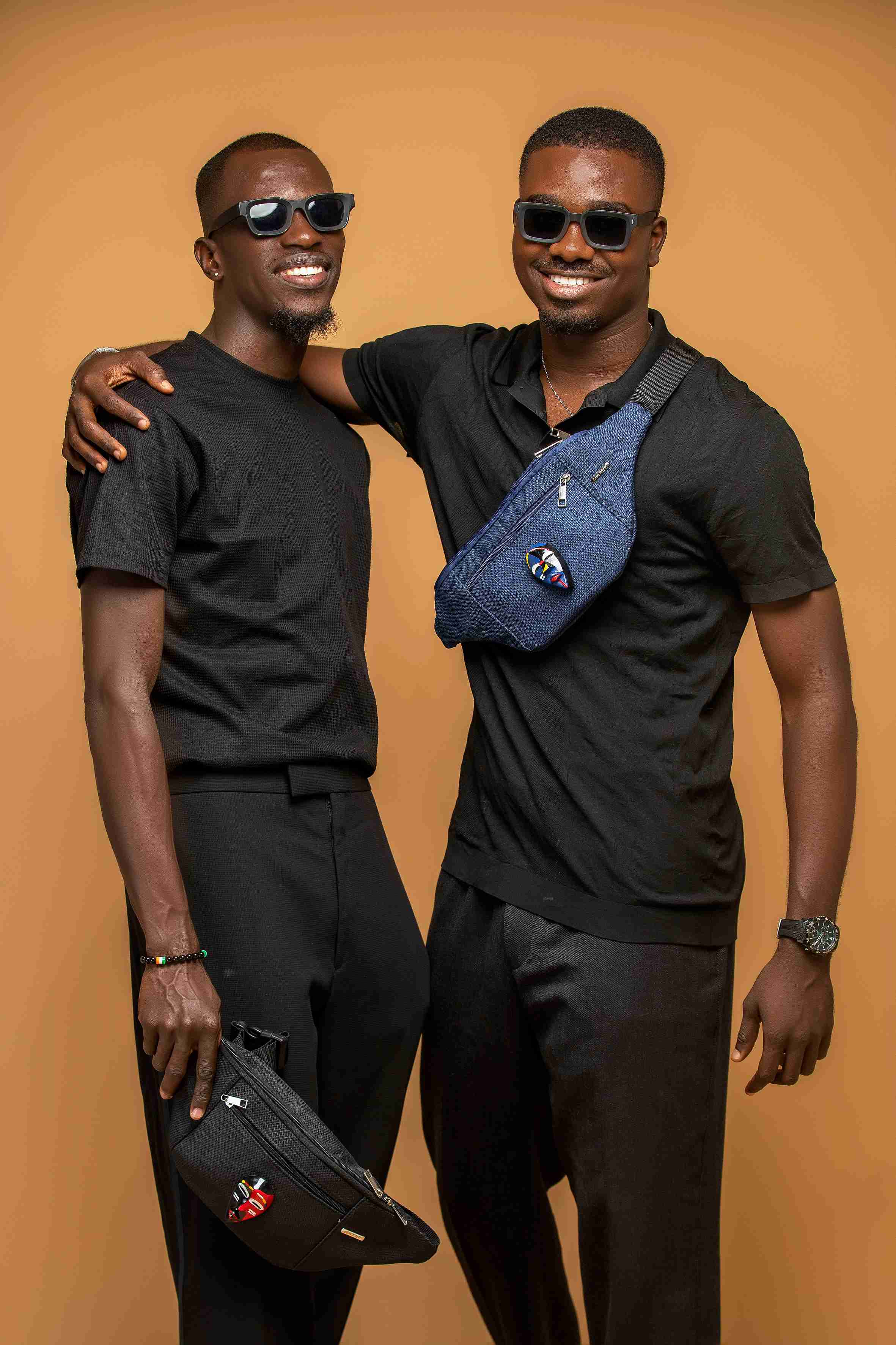 Bandoulière en Tissu Wax Multicolore